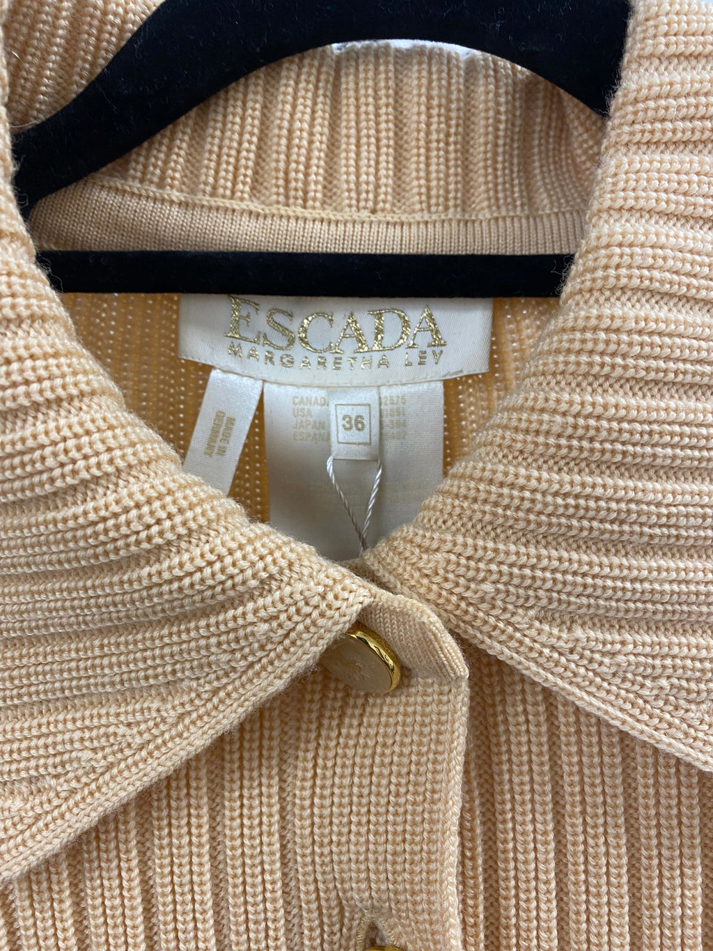 Light clearance peach cardigan