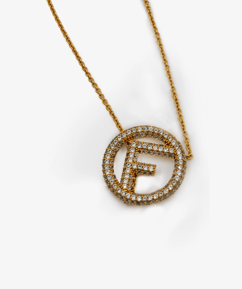 Fendi clearance f necklace