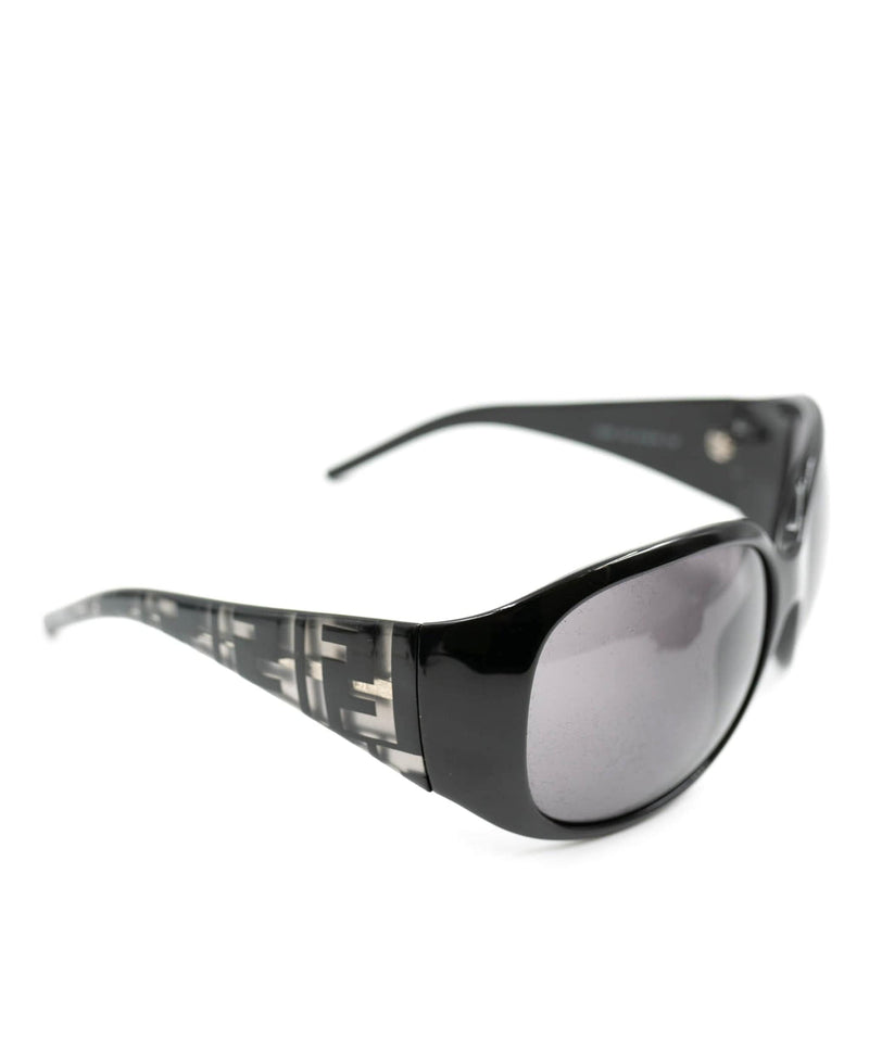 Fendi Fendi Black FF Rounded Sunglasses - AGL1947