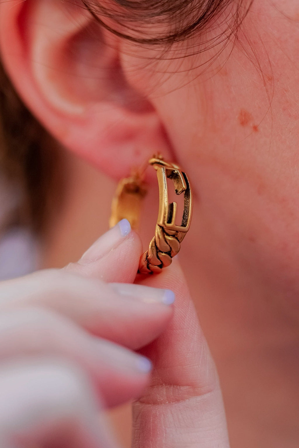 Fendi Multilayer Earrings Gold Silver Color Tassels | AjmanShop