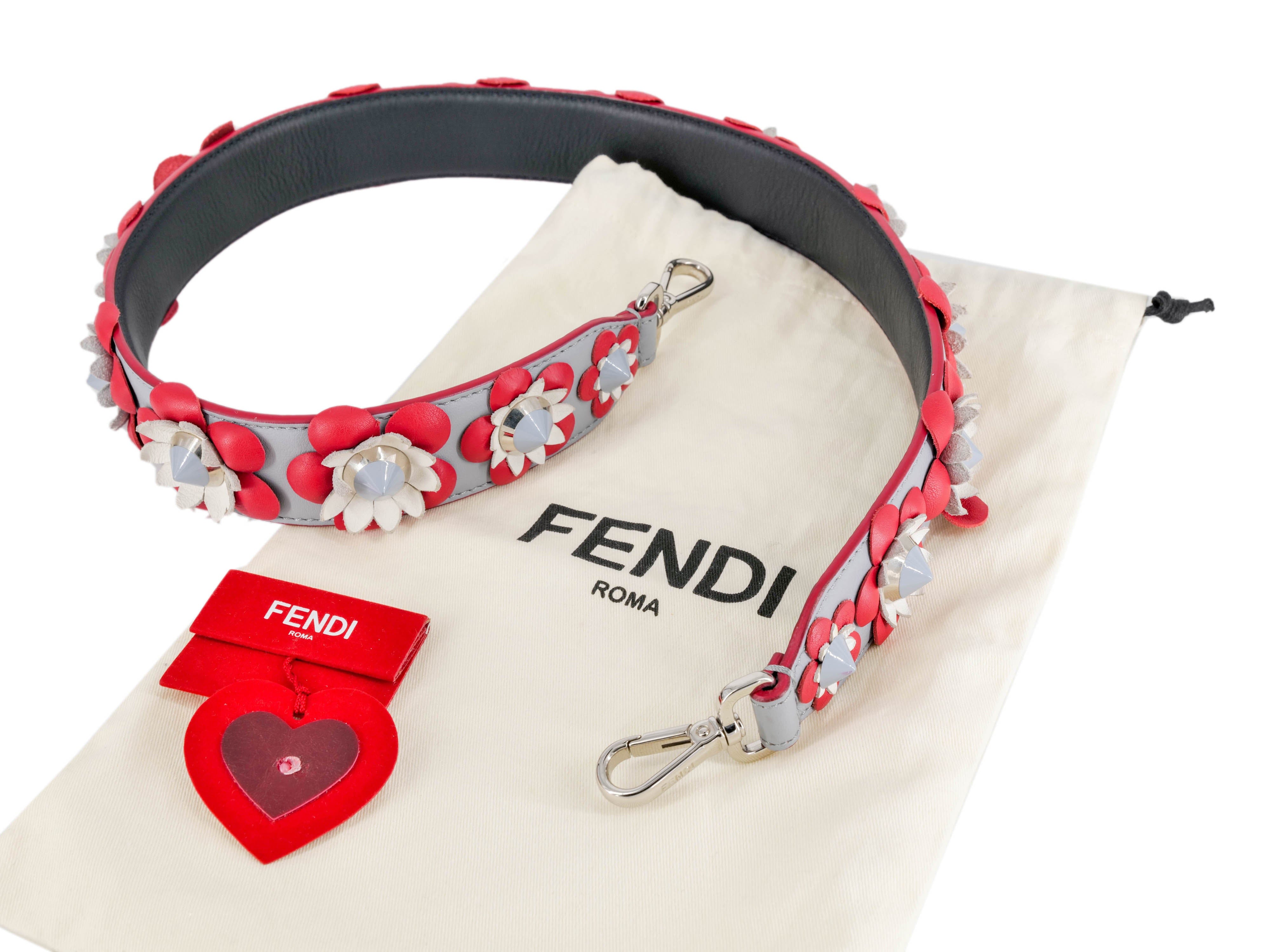 Fendi Fendi Red Bag Strap Floral