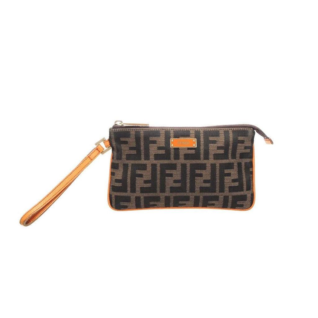 Fendi Medium Vintage Flat Tote in Zucca Canvas