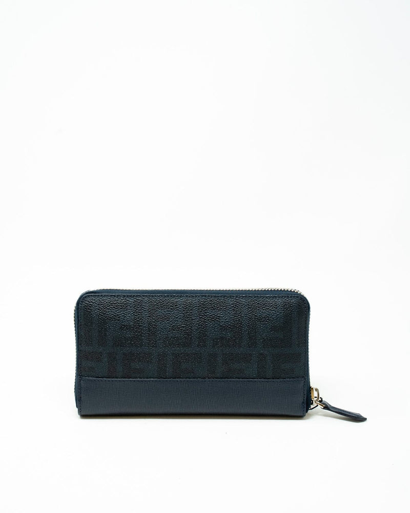 Fendi zucca outlet continental wallet