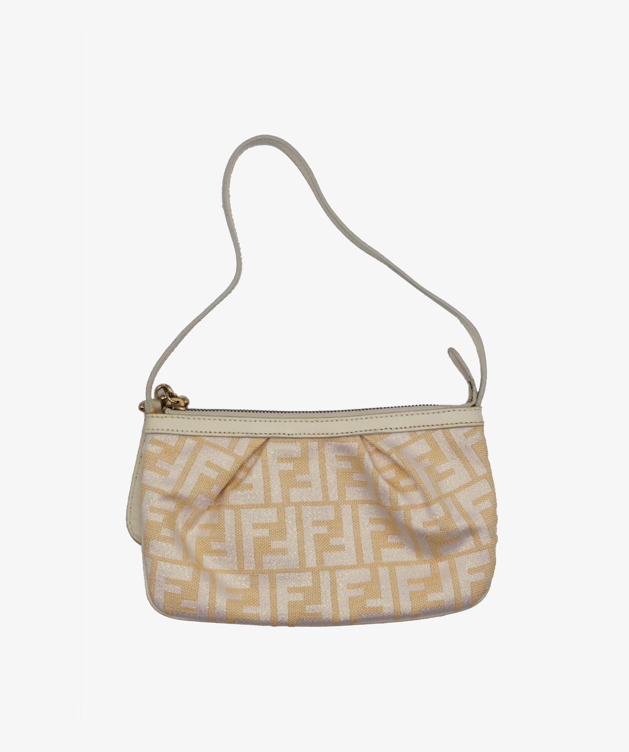 Fendi Fendi Zucca pochette cream