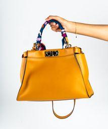 Fendi Fendi Amber Medium Leather Peekaboo Bag