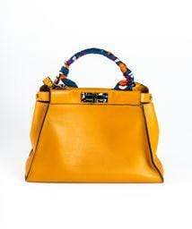Fendi Fendi Amber Medium Leather Peekaboo Bag