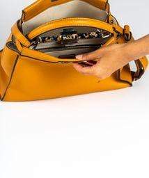 Fendi Fendi Amber Medium Leather Peekaboo Bag