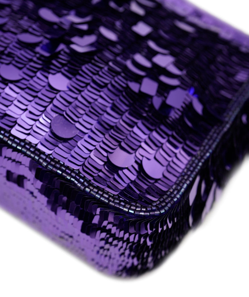 Purple Sequin Baguette – Opulent Habits