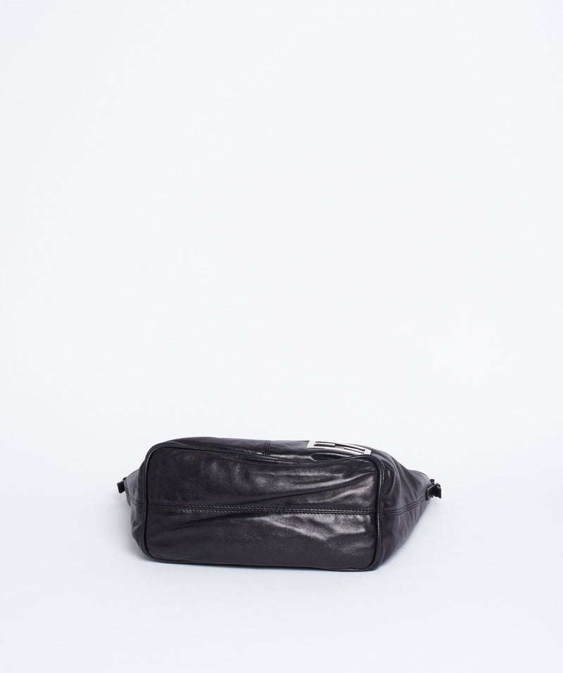 Fendi Fendi Black Leather Shoulder Bag