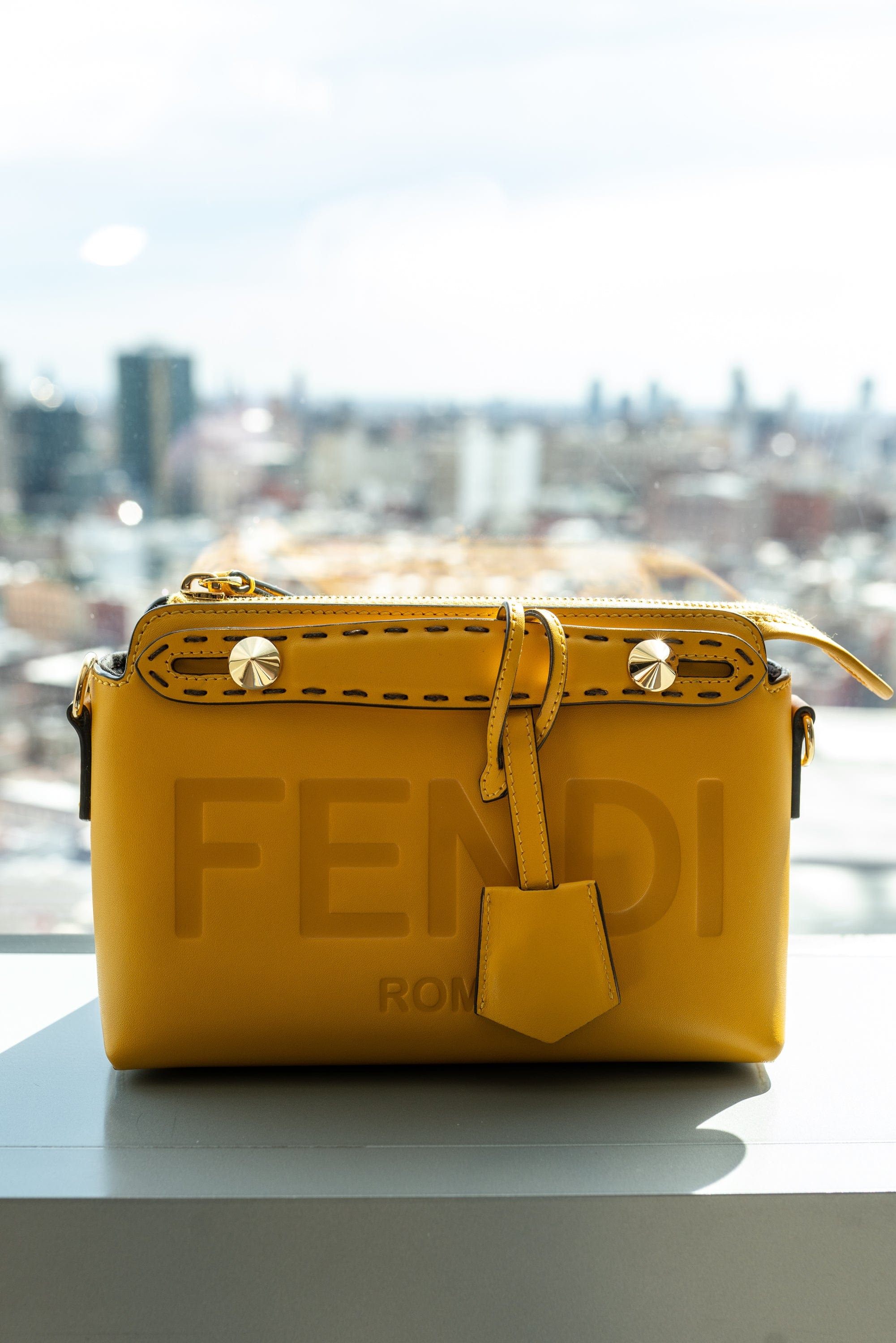 Fendi Fendi By The Way Small Yellow Storage Bag PXL1748