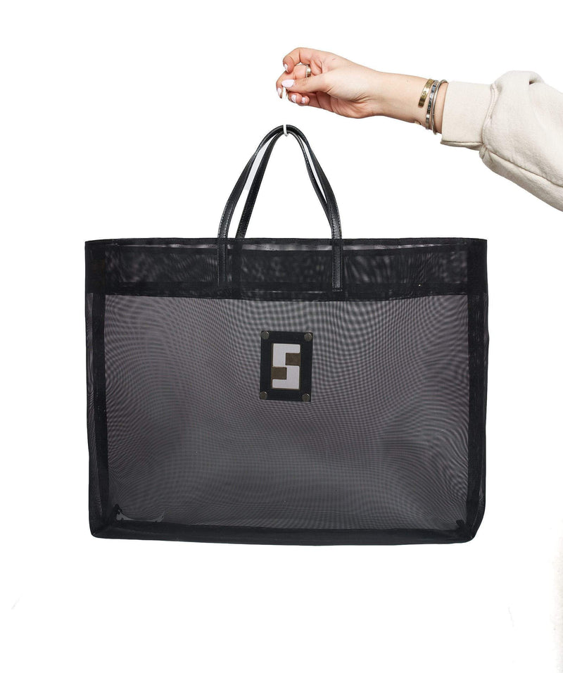 Fendi mesh shop ff logo shopper