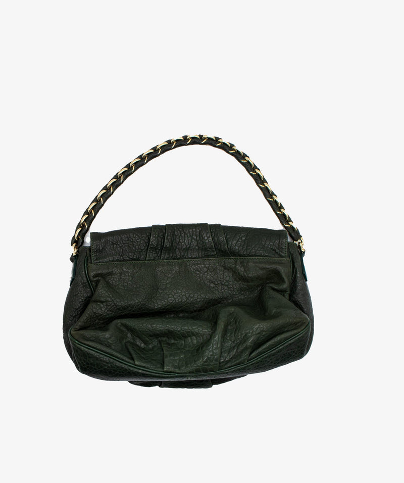 Fendi Fendi Leather Mia Flap Bag