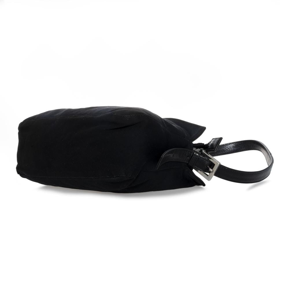 Fendi FENDI Mamma Baguette Shoulder Bag Black Nylon AWL1089