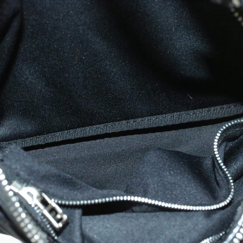 Fendi FENDI Nylon Mamma Baguette Shoulder Bag Black