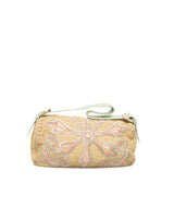 Fendi Fendi Paisley Embroidered Baguette Bag with Crystal FF Hardware - AWL1775