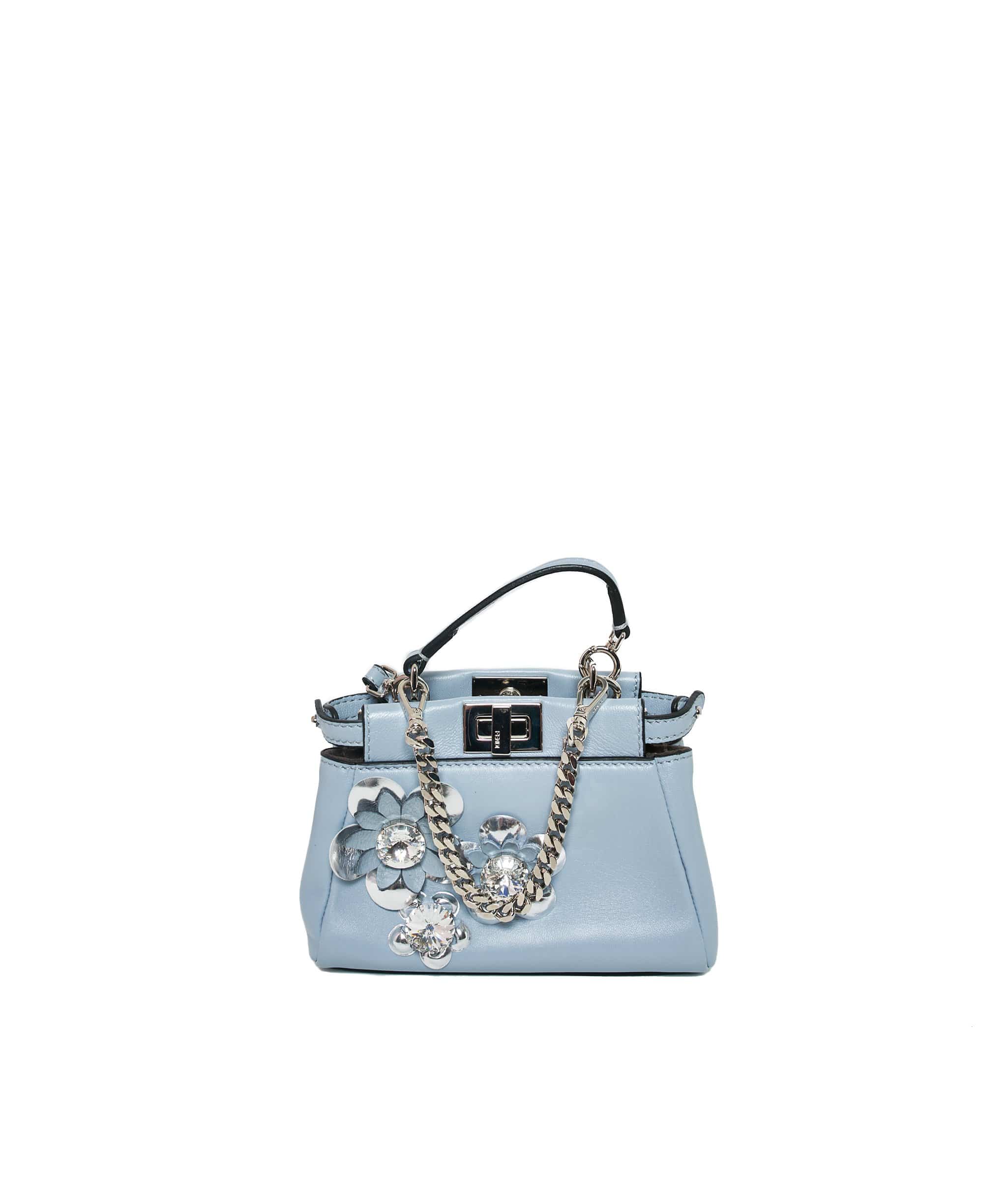 Fendi Fendi Peekaboo mini bag with flowes  - ADL1173