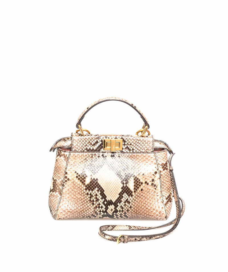 Fendi Peekaboo Python Small Bag ADC1121 LuxuryPromise