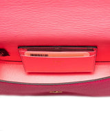 Fendi Fendi Pink Leather Mini Baguette Bag GHW  AGC1021