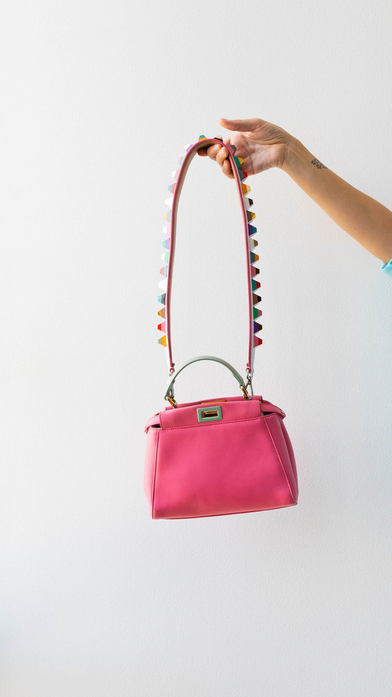 Fendi shop peekaboo pink