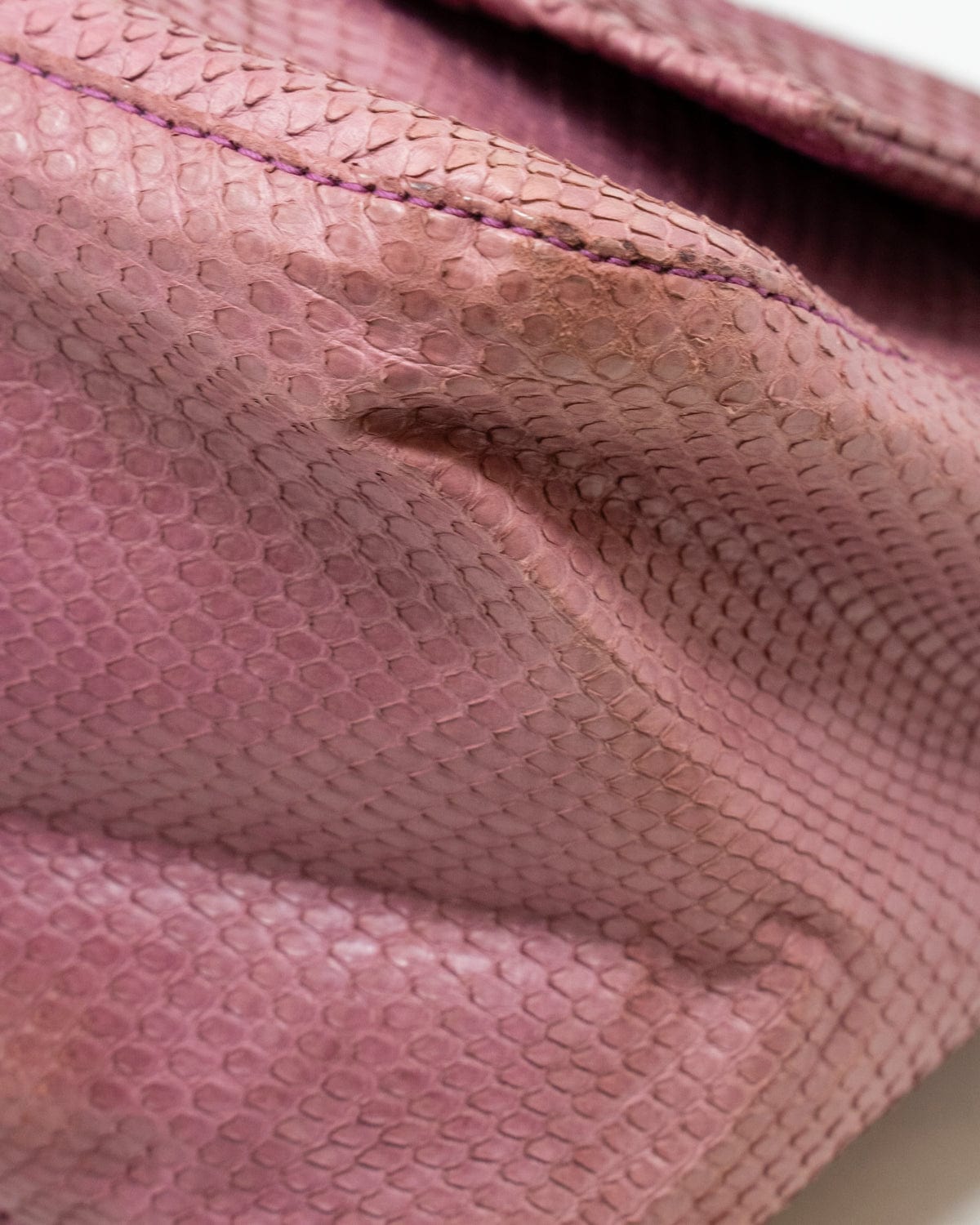 Fendi Fendi Pink Python Mamma Baguette Bag - ASL2325