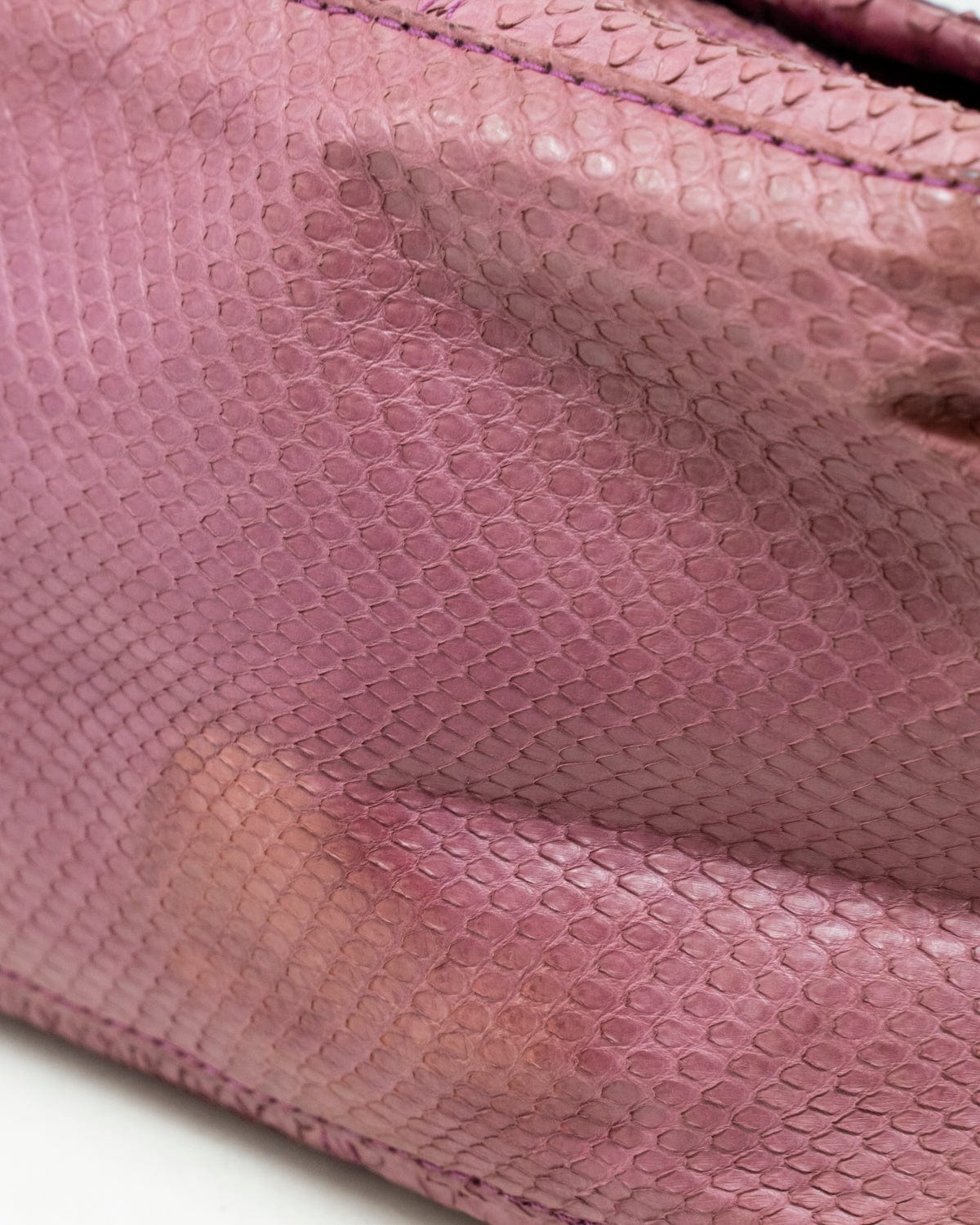 Fendi Fendi Pink Python Mamma Baguette Bag - ASL2325