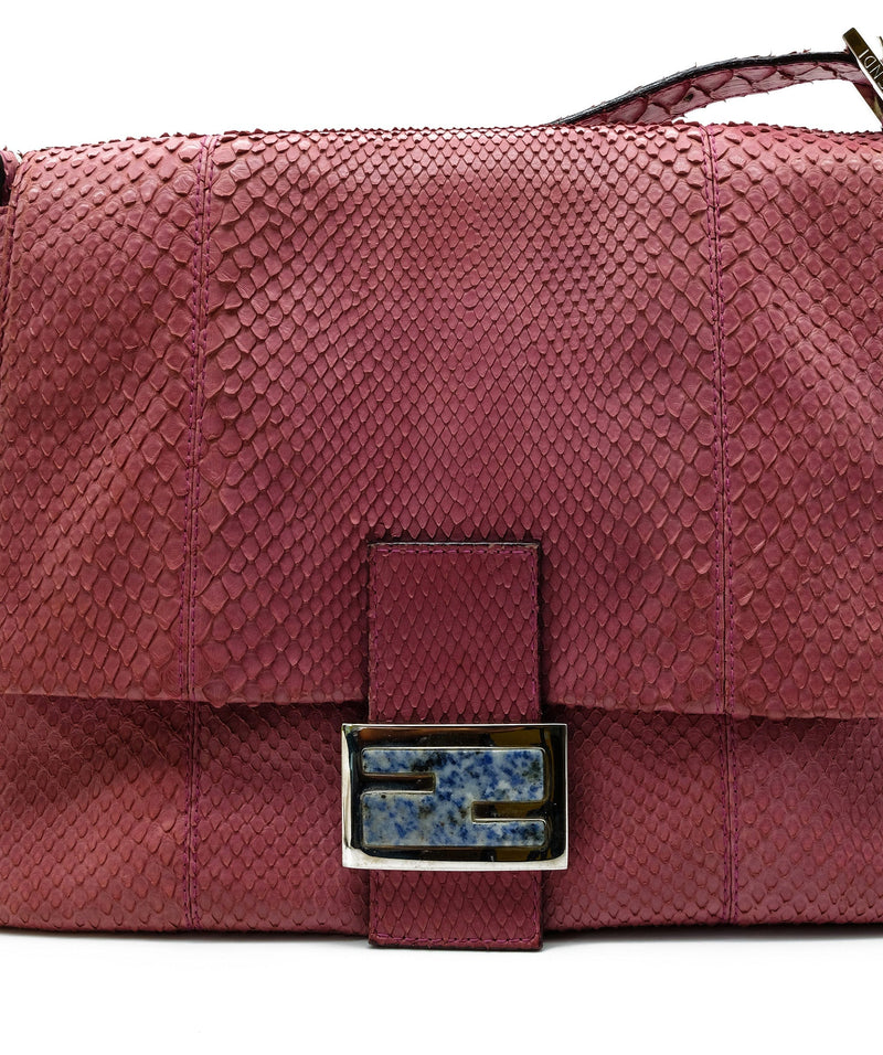 Fendi hotsell snakeskin baguette