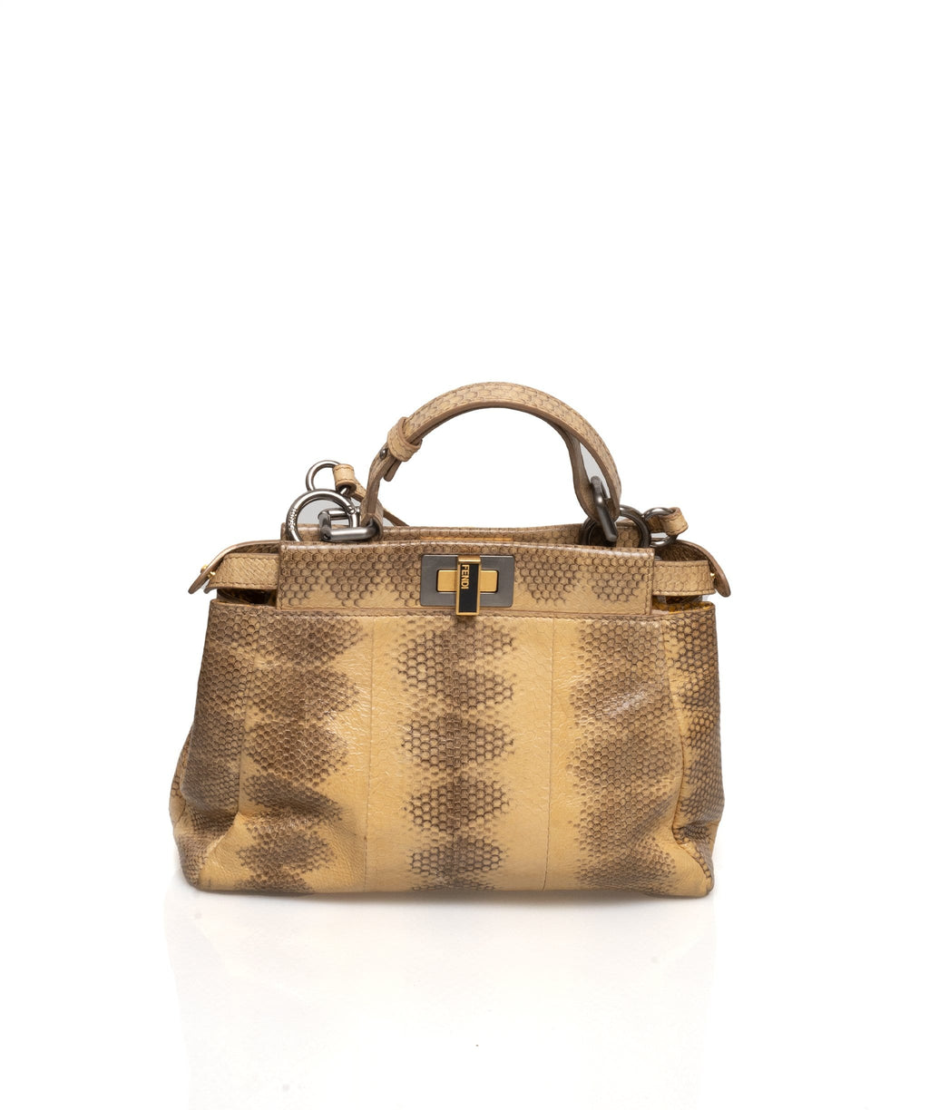 Fendi python best sale