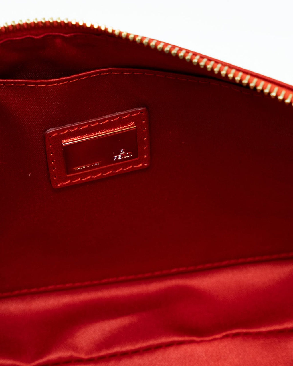 Fendi red sales clutch