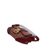 Fendi Fendi red shoulder bag with brass lock ASL1329