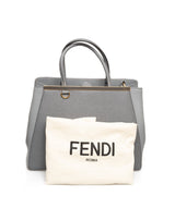 Fendi Fendi Sac 2 Jour Blue leather bag - ADL1402