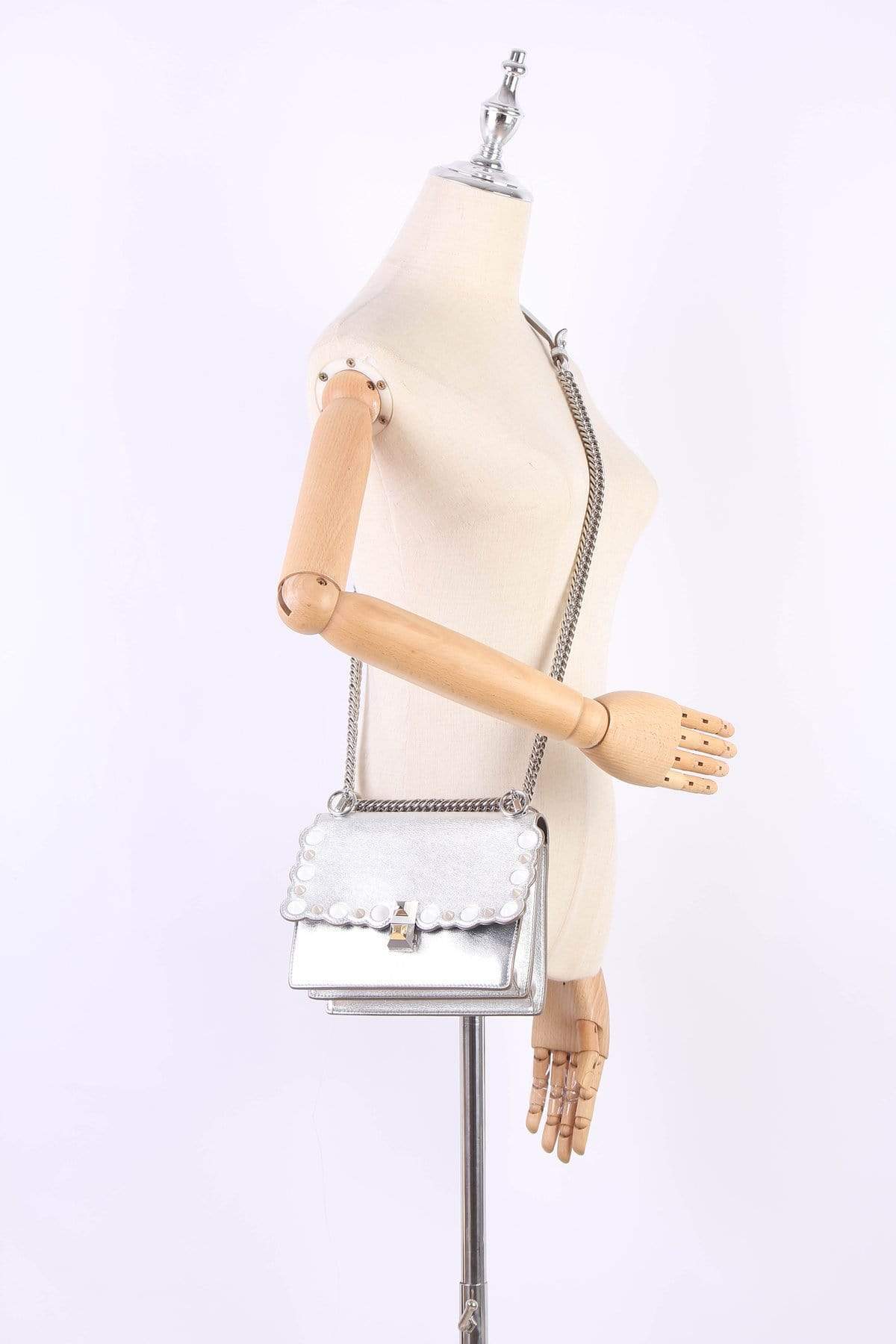 Fendi Fendi Silver Small Studded Kan I - RCL1175