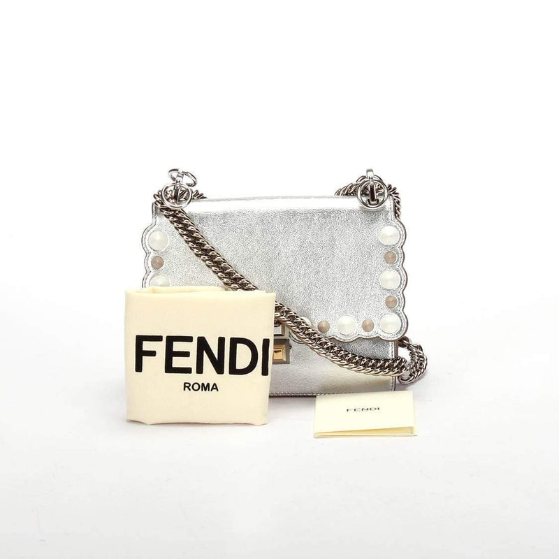 Fendi Fendi Silver Small Studded Kan I - RCL1175