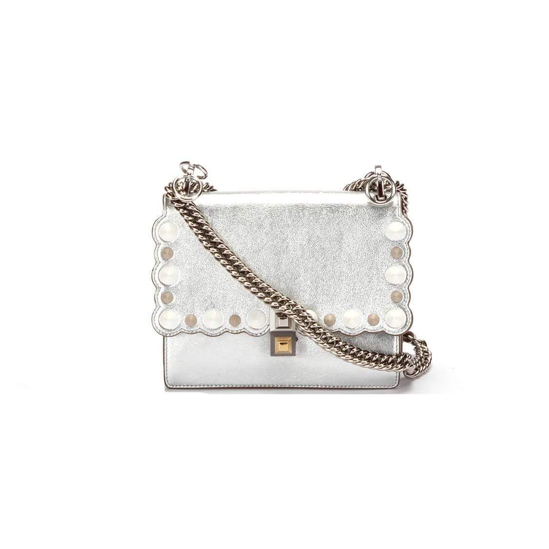 Fendi Fendi Silver Small Studded Kan I - RCL1175