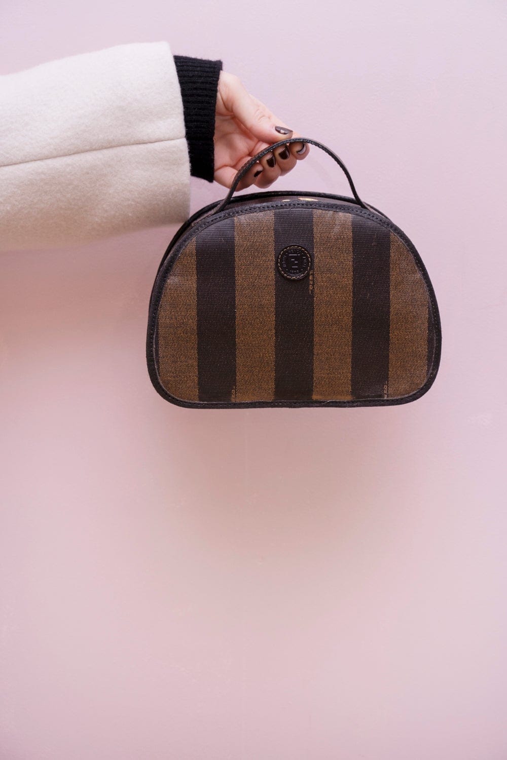 Fendi Fendi Vanty Case Striped canvas - ADL1772