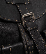 Fendi Fendi Vintage Black Leather Backpack AGL1051