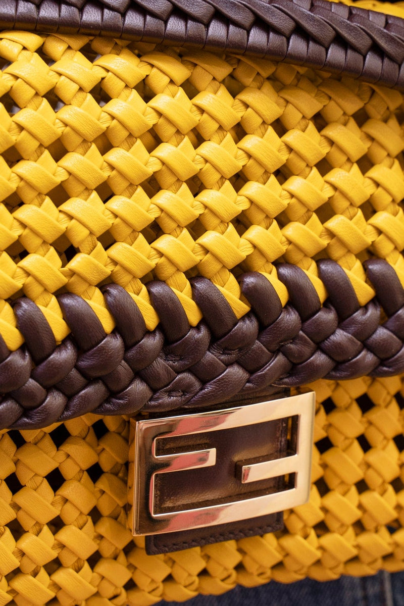 Fendi raffia clearance baguette