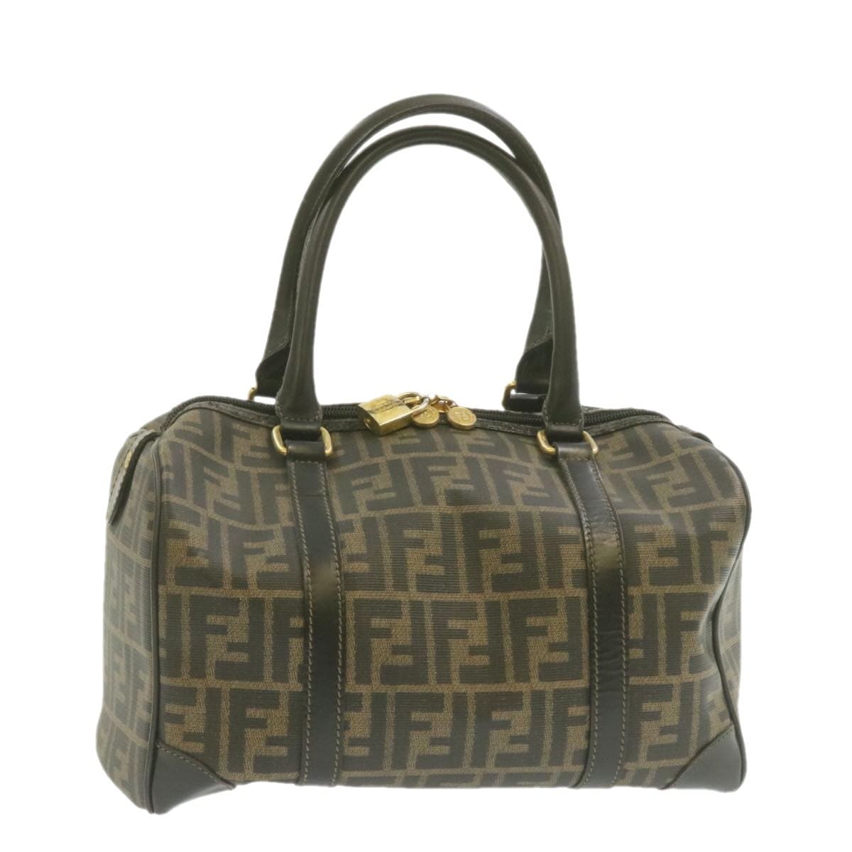 Fendi Pre-Owned Boston canvas handbag - Brown