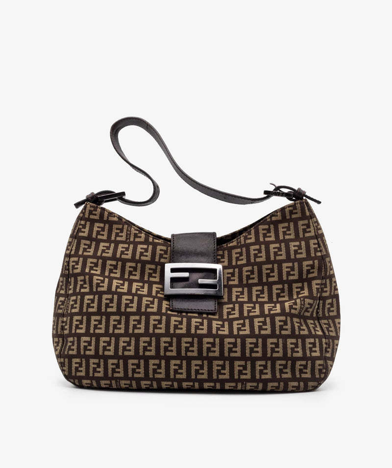 Fendi monogram shoulder outlet bag