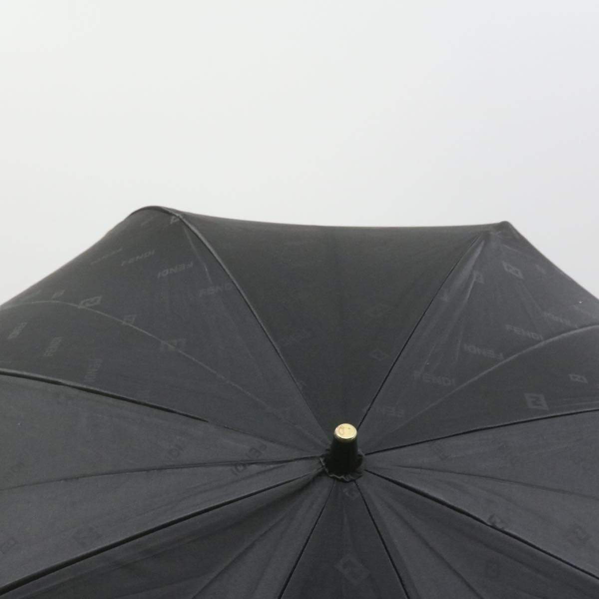 Fendi FENDI Zucca Folding Umbrella Black Nylon AWL1084