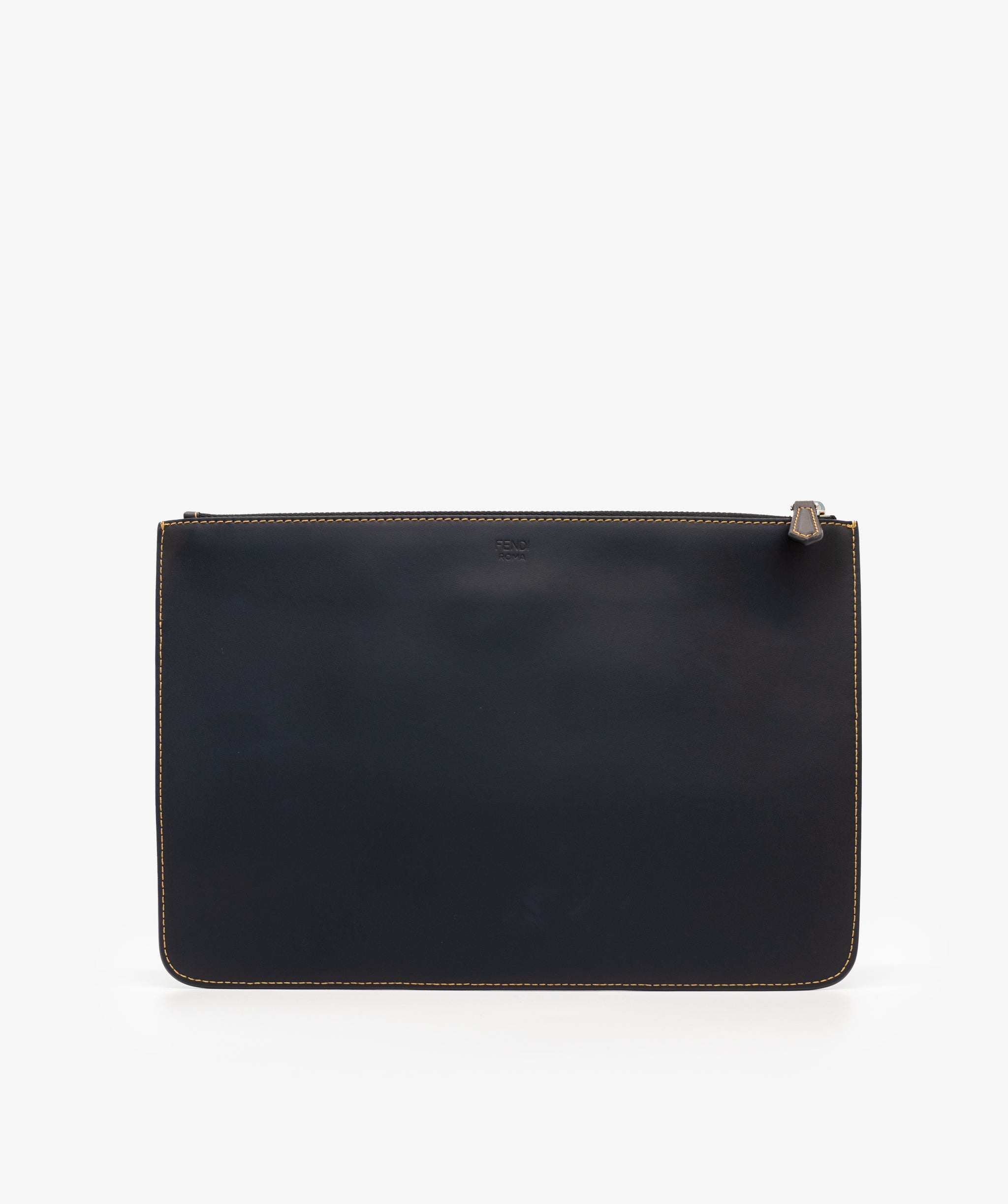 Fendi Fendi Zucca Leather Clutch Bag RJL1358