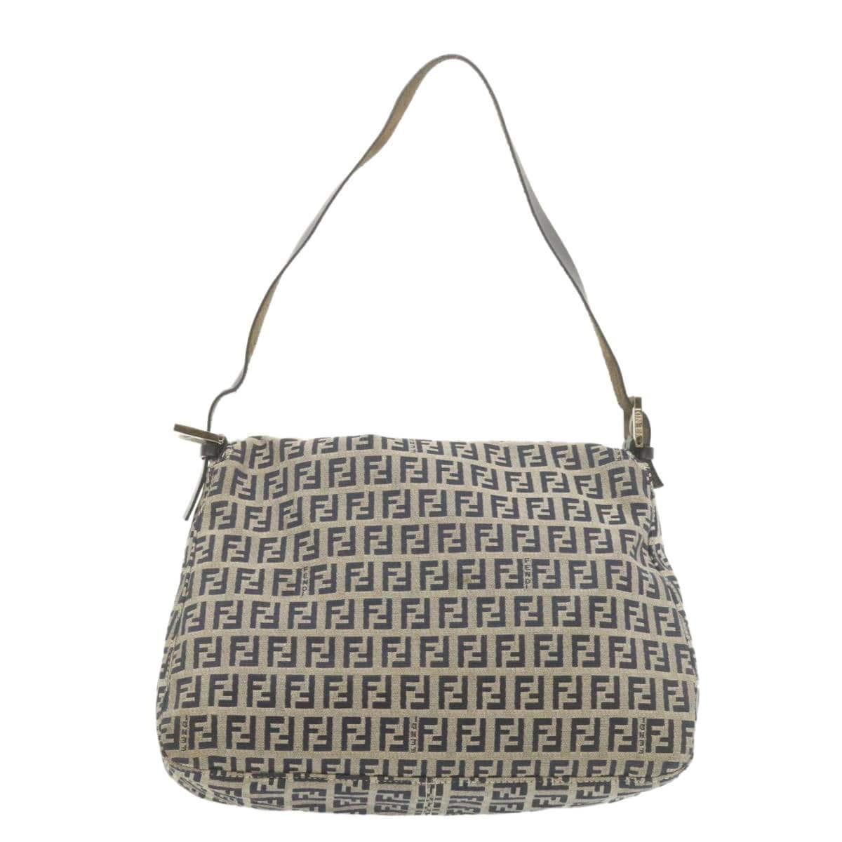 Fendi Fendi Zucchino Canvas Mamma Baguette Shoulder Bag AWL1083