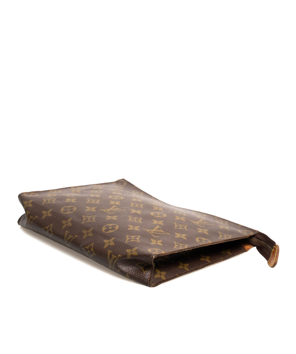 Louis Vuitton Toiletry bag 25 in monogram Dark brown Cloth ref