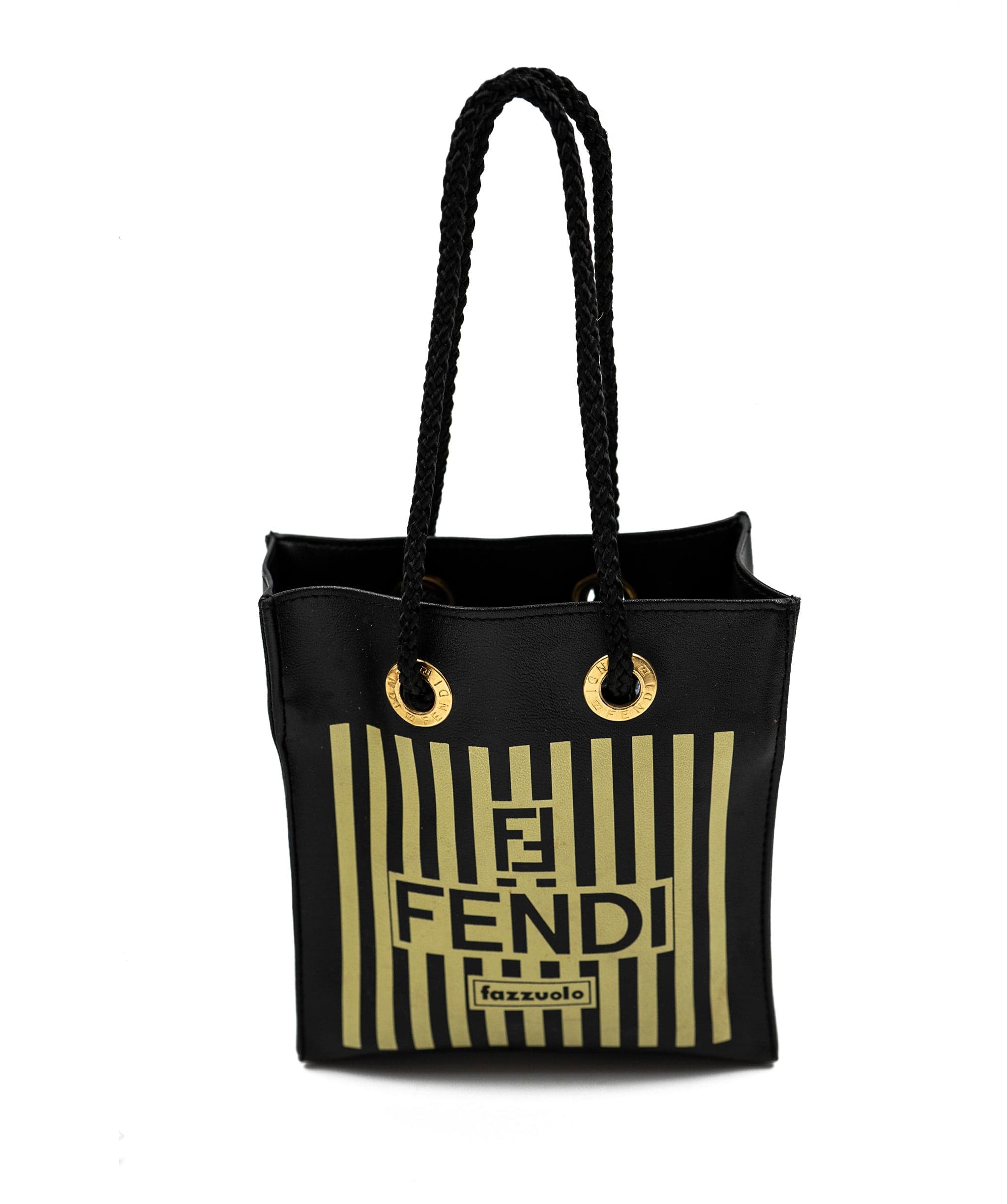 Fendi RARE! Mini Fendi Fazzuolo Micro Shopping Bag - AWL3968