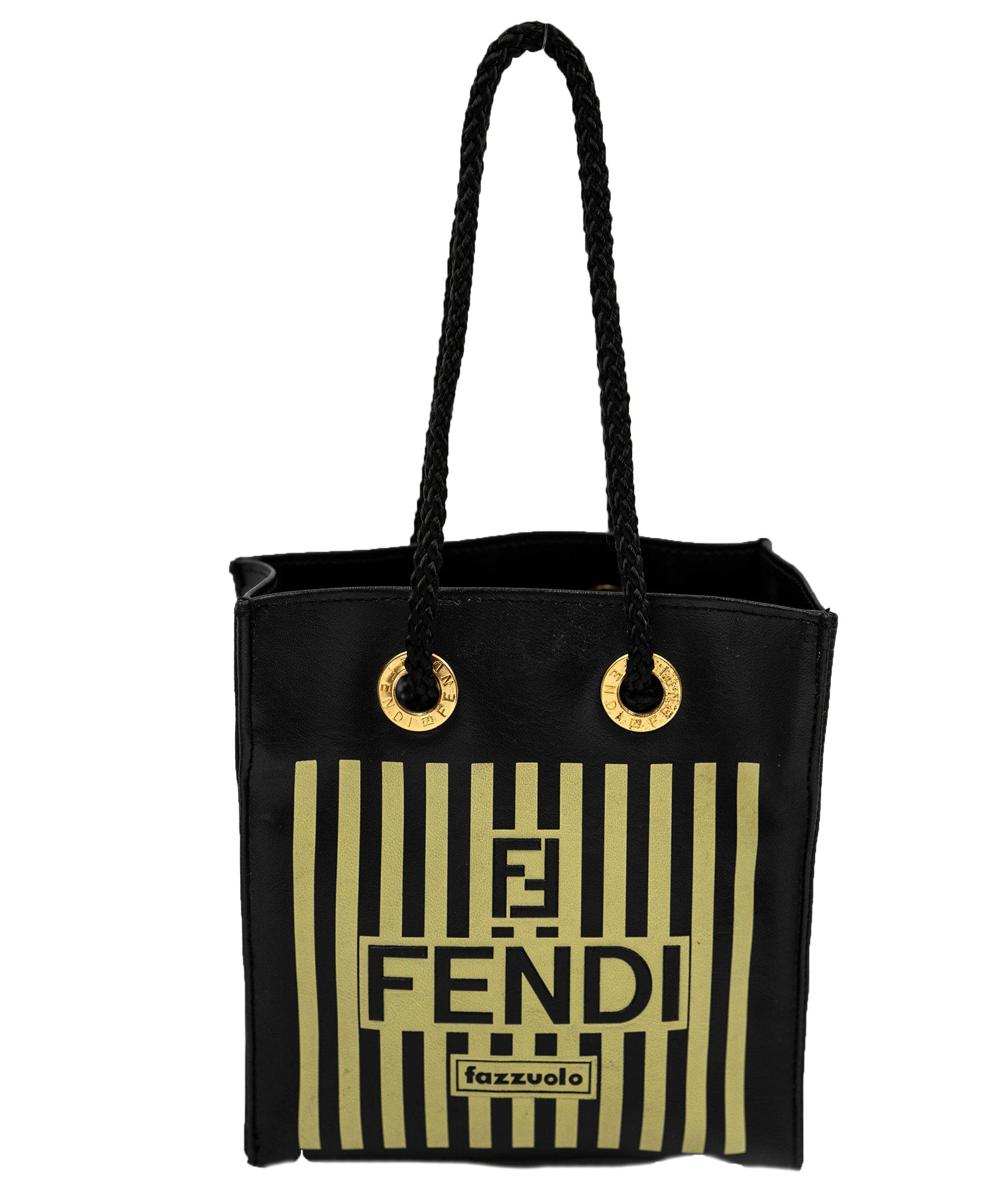 Fendi RARE! Mini Fendi Fazzuolo Micro Shopping Bag - AWL3968