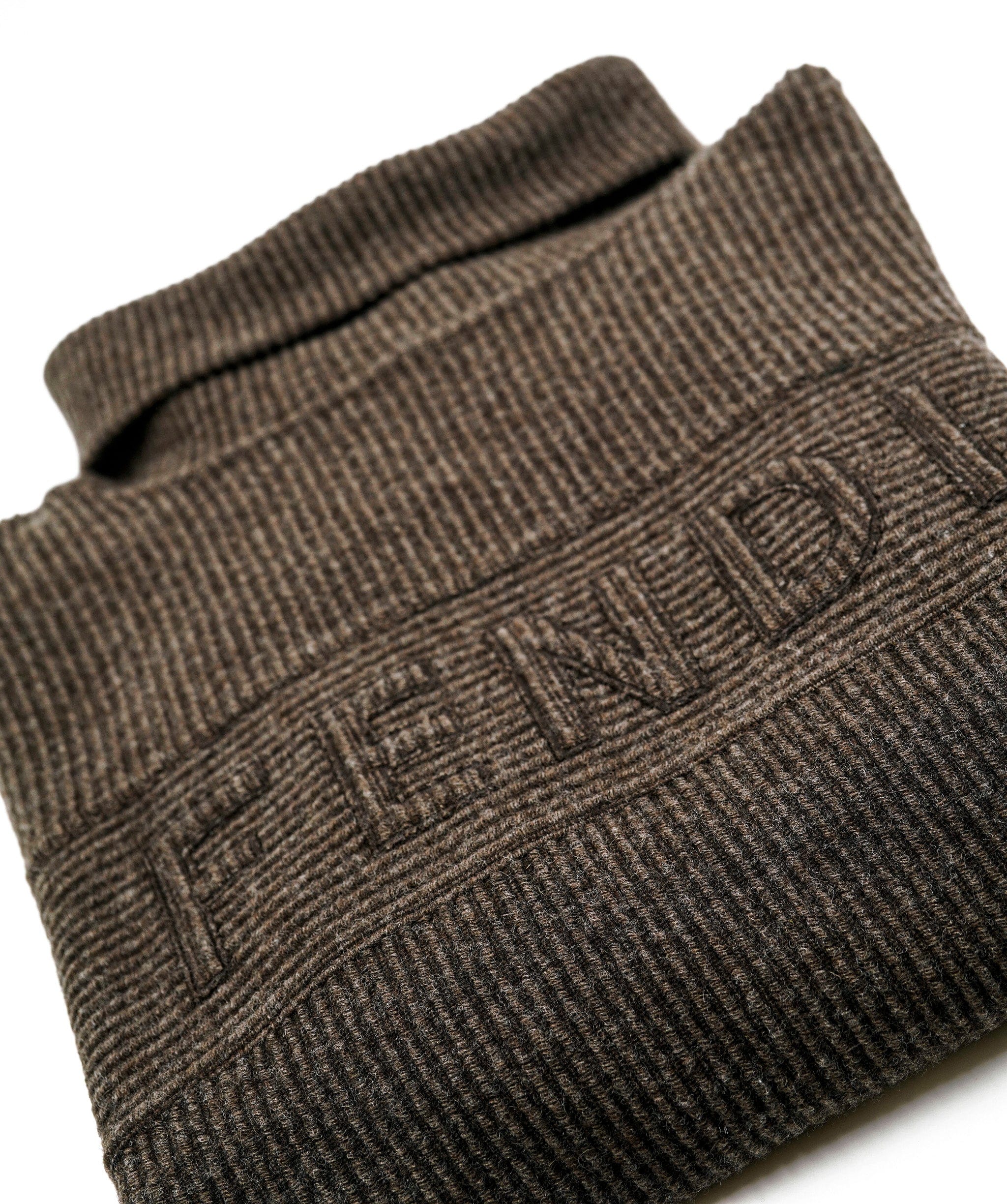 Fendi Fendi Logo Turtleneck Sweater brown ASL5042