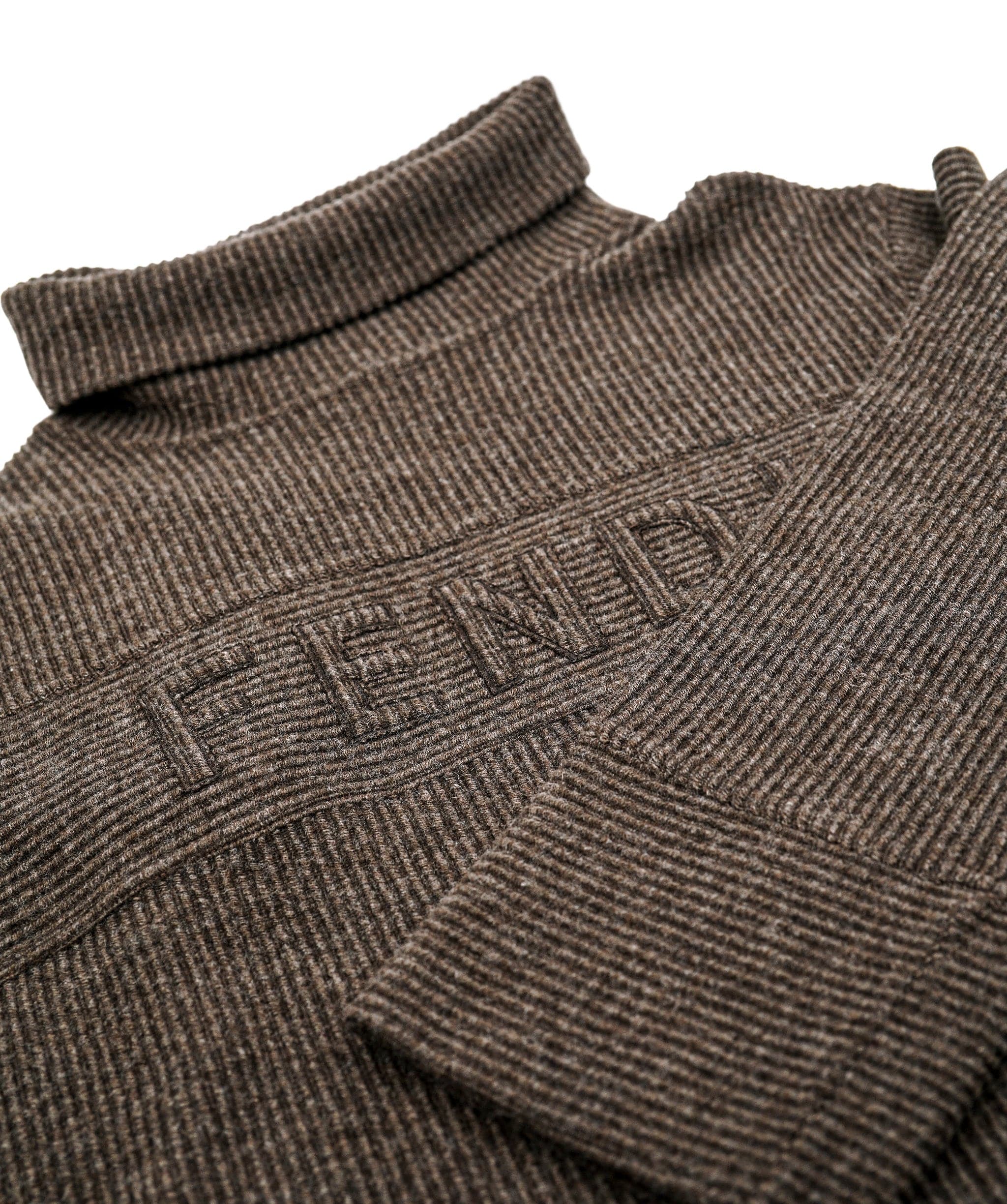 Fendi Fendi Logo Turtleneck Sweater brown ASL5042