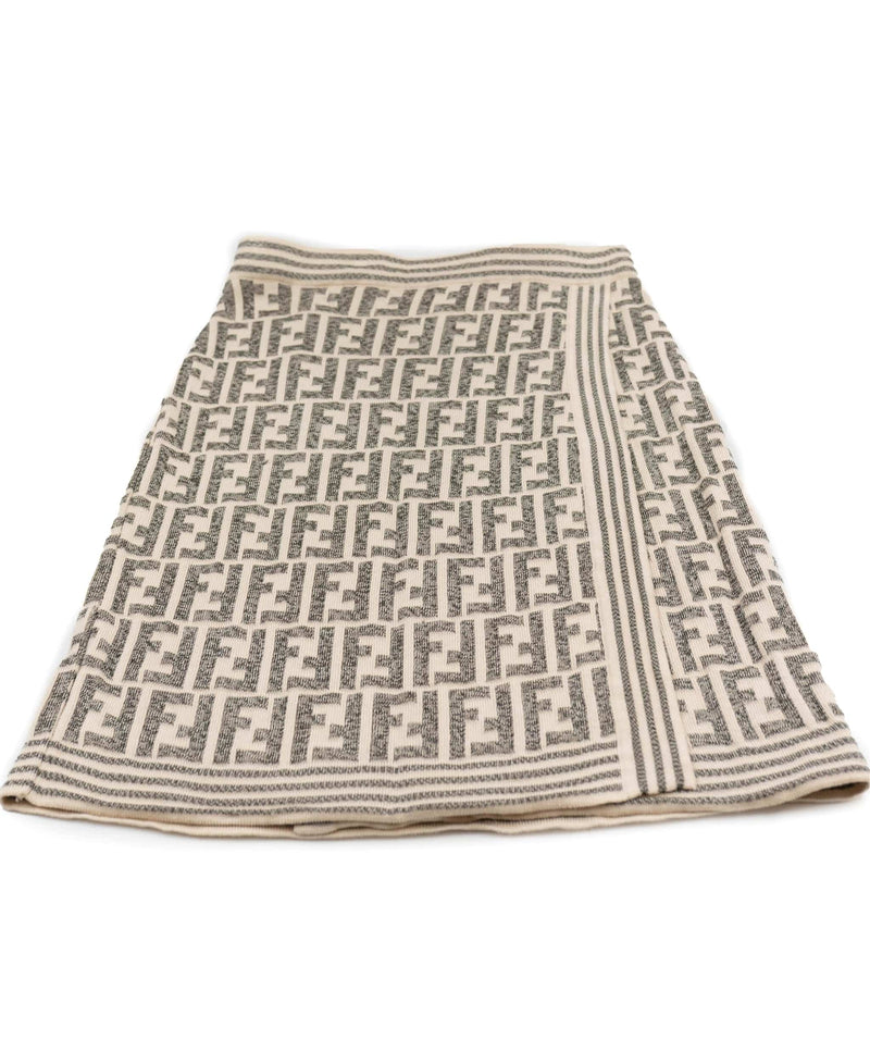 Fendi Zucca Knit Polo & Skirt Set Ivory ASL4696 – LuxuryPromise