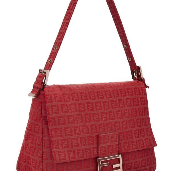 Fendi red shop shoulder bag