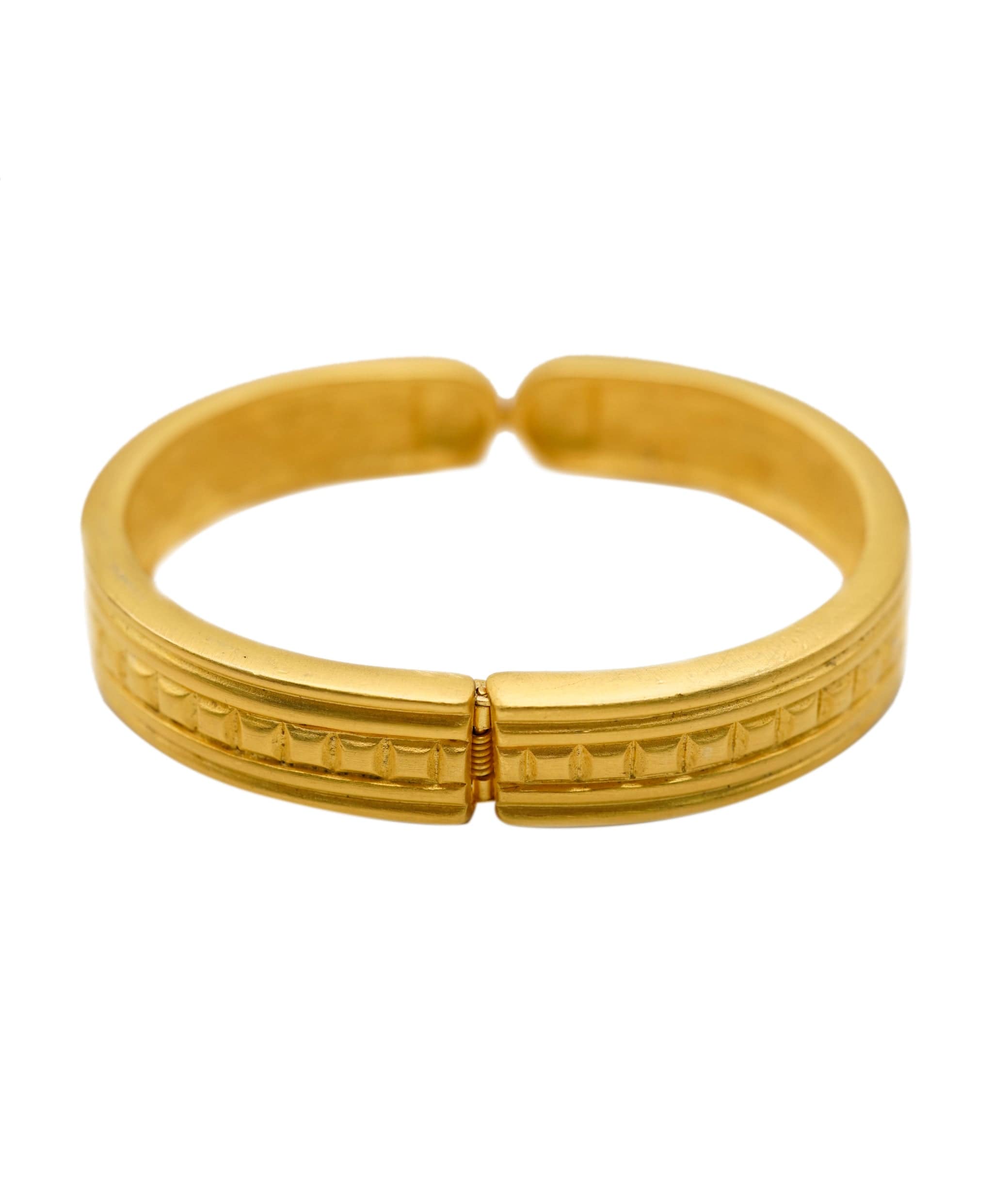 Givenchy Givenchy gold bangle with wave detailing AEL1139