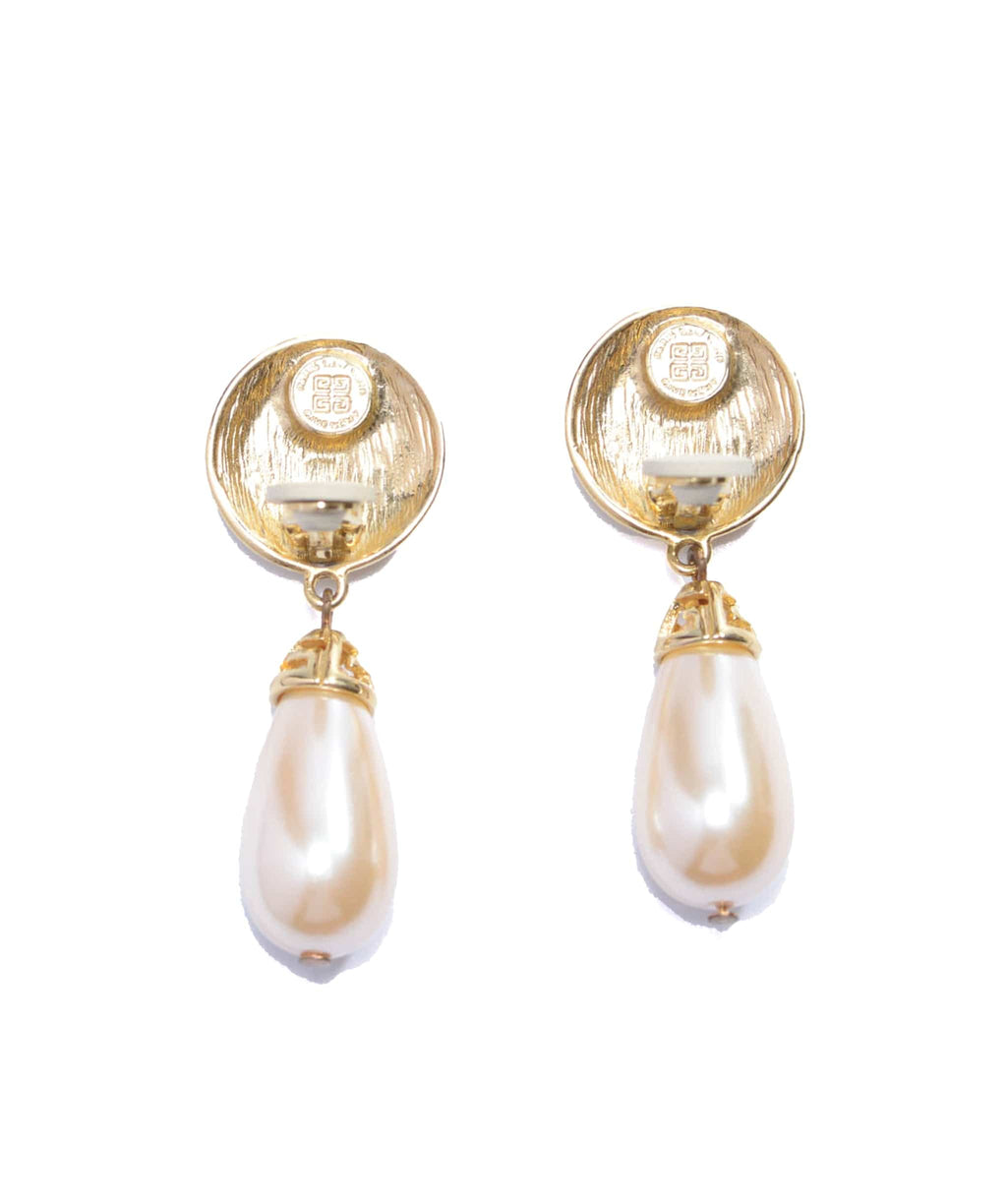 Givenchy hot sale pearl earrings